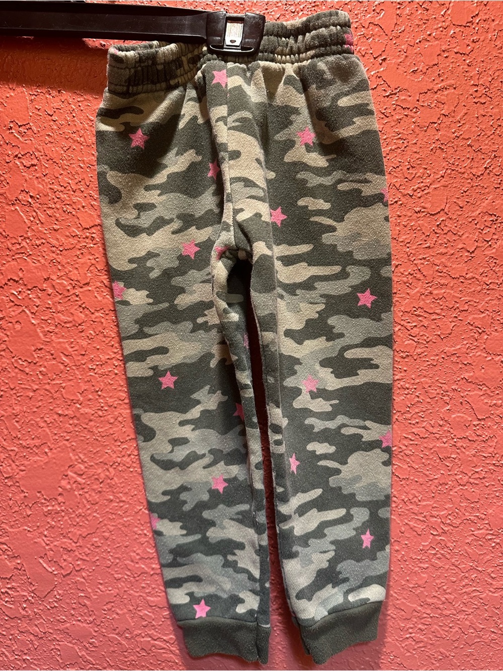 Garanimals Green Camo Joggers with Pink Stars